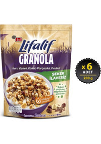 Eti Lifalif Vişneli Kakaolu Fındıklı Granola 6x200 gr