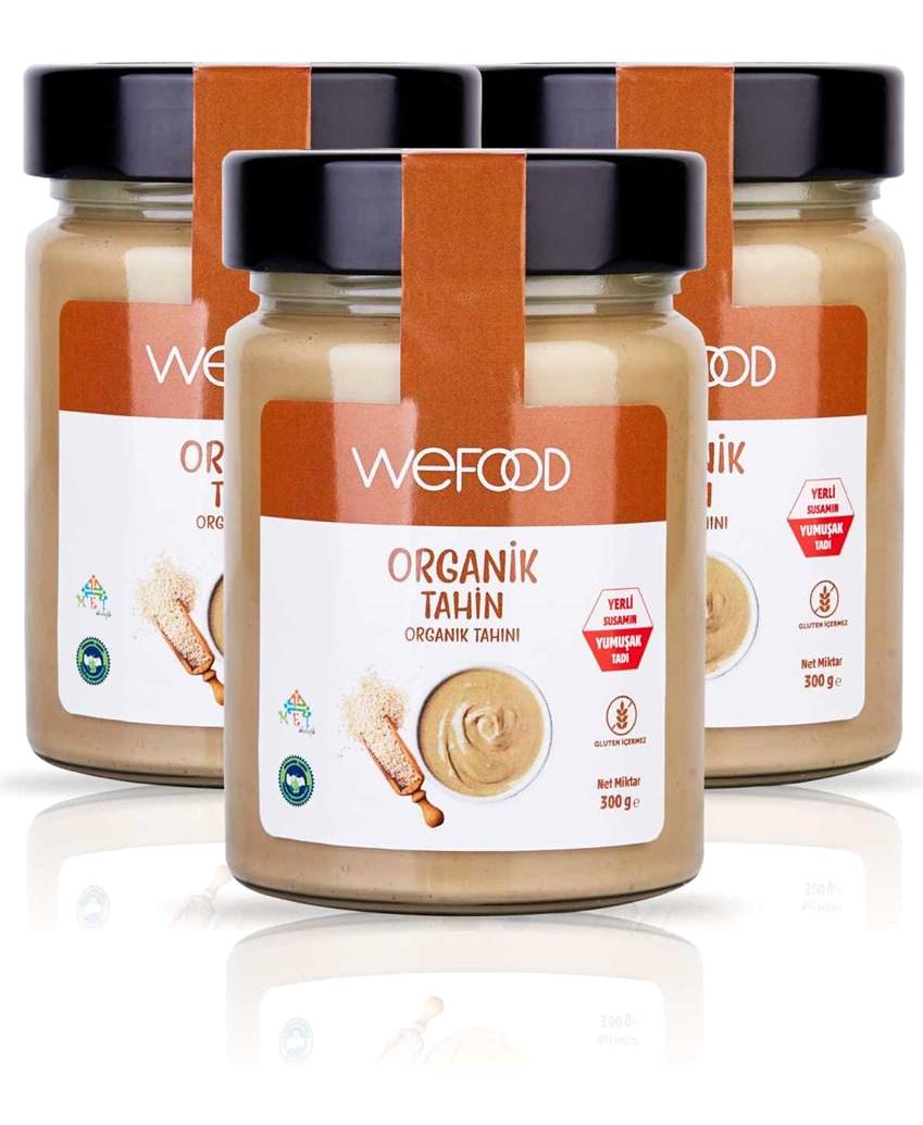 Wefood Organik Tahin 300 gr 3'lü (Yerli Susam)