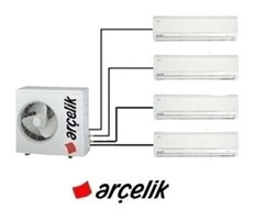 Arçelik Zm30105-991212 1+4 Sistem 9+9+12+12 42000 Btu Enerji Sınıfı R410A Multi Inverter Duvar Tipi Klima