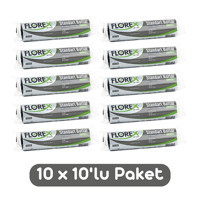 Florex Battal Boy 72x95 cm 10x10 Adet Çöp Poşeti