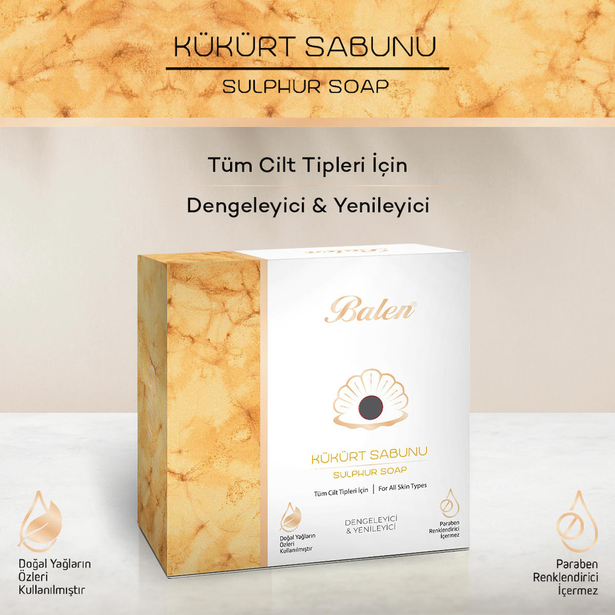 Balen Organik Kükürt Sabun 125 gr