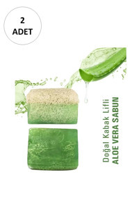 Yıldızone Organik Aloe Vera Kabak Lifli Sabun 2x125 gr