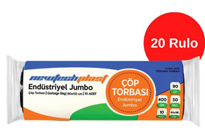 Newtechplast Jumbo Boy 80x110 cm 20x10 Adet Çöp Poşeti