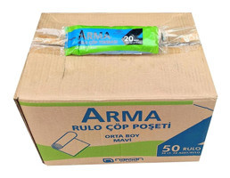 Arma Orta Boy 55x60 cm 20x50 Adet Çöp Poşeti
