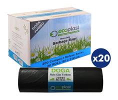 Ecoplast Battal Boy 80x110 cm 10x20 Adet Çöp Poşeti