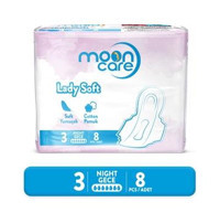 Mooncare Lady Soft Organik İnce Antialerjik 8'li Hijyenik Ped 1 Adet