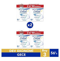 Orkid Ekstra Hassas Cesaret İnce 14'lü Hijyenik Ped 4 Adet