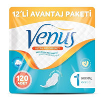 Venüs İnce 10'lu Hijyenik Ped 12 Adet
