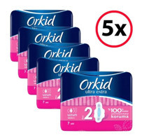 Orkid Ultra İnce 7'li Hijyenik Ped 5 Adet