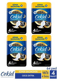 Orkid Ultra İnce 16'lı Hijyenik Ped 4 Adet