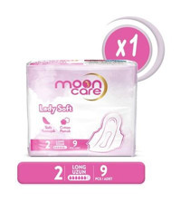 Mooncare Lady Soft Organik İnce Antialerjik 9'lu Hijyenik Ped 1 Adet