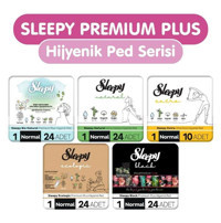 Sleepy Premium Plus Organik İnce Antialerjik 106'lı Hijyenik Ped 5 Adet
