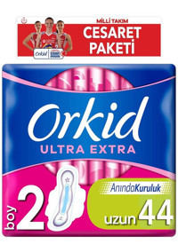 Orkid Milli Takım Cesaret Paketi İnce 44'lü Hijyenik Ped 1 Adet