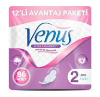 Venüs İnce 8'li Hijyenik Ped 12 Adet