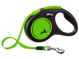 Flexi New Comfort 5 m Makaralı Boyun Köpek Tasması Yeşil