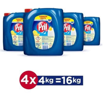 Pril Limon Kokulu Sıvı El Bulaşık Deterjanı 4x4 kg
