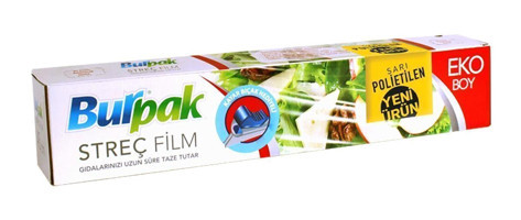 Burpak Renkli 16600 cm Sanayi Tipi Streç Film