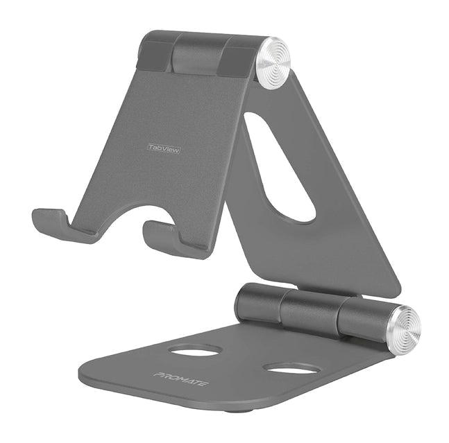 Promate TabWiew Ayarlanabilir Ayaklı Masa Tablet Standı Gri