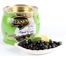Teksen Yağlı İri Tuzlu Sele Siyah Zeytin Teneke 1.8 kg
