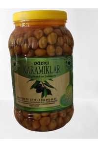 Karamıklar Zeytinyağı Kırma Tuzlu Salamura Yeşil Zeytin Pet Kavanoz 3 kg