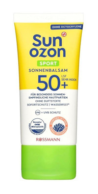 Sunozon Sport Renksiz 50 Faktör Tüm Ciltler İçin Nemlendiricili Suya Dayanıklı Yüz Güneş Kremi 50 ml