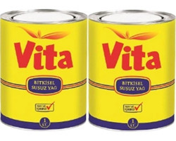 Vita Bitkisel Susuz Teneke Margarin 2x1 lt