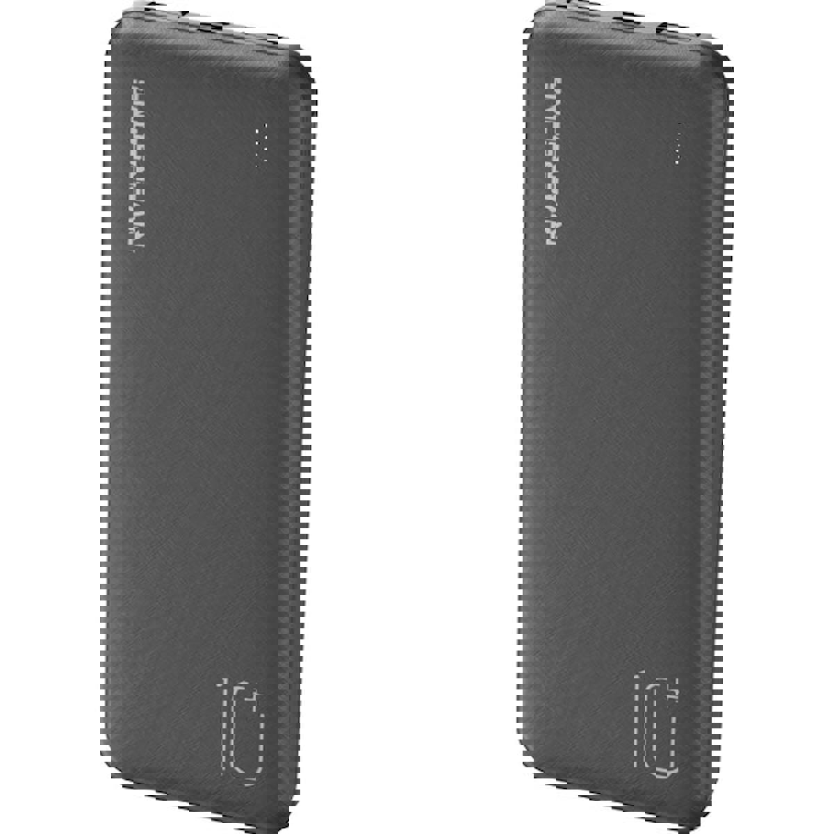 Riversong 10SE Pro 10000 mAh Hızlı Şarjlı Işıklı USB Çoklu Bağlantılı Kablolu Powerbank Siyah