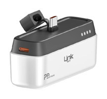 Linktech MC05 5000 mAh Hızlı Şarjlı USB Kablolu Powerbank Beyaz