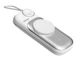 Momax 3-in-1 10000 mAh Mıknatıslı Magsafe Kablosuz Powerbank Beyaz