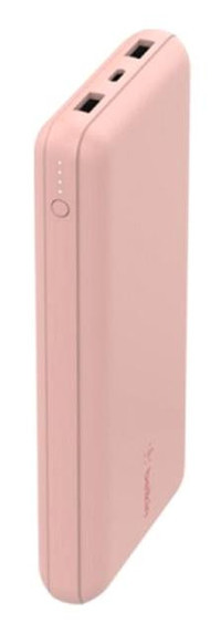 Belkin BPB012BTRG 20000 mAh USB Çoklu Bağlantılı Kablolu Powerbank Pembe