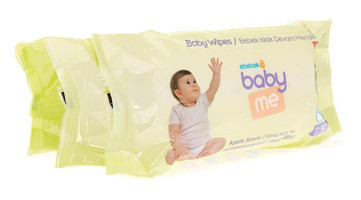 Baby Me Elma Kokulu 90 Yaprak 3'lü Paket Islak Mendil