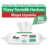 Sleepy Easy Clean Beyaz Sabun Katkılı 80 Yaprak Islak Mendil