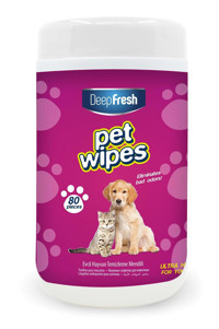 Deep Fresh Pet Wipes 80 Yaprak Islak Mendil