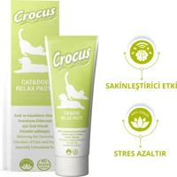 Crocus Relax Multivitamin Sakinleştirici Etki Yavru-Yaşlı Kedi Vitamini Macun 100 gr