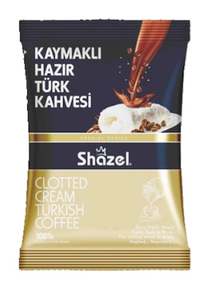 Shazel Kaymaklı Orta Kavrulmuş Türk Kahvesi 12x100 gr