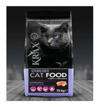 Krax Sterelised Balık Kısırlaştırılmış Az Tahıllı Yetişkin Kedi Maması 15 kg
