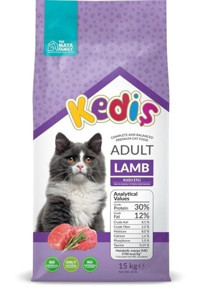 Kediş Kuzu Etli Tahıllı Yetişkin Kedi Maması 15 kg