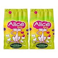 Alice Premium Balık - Tavuk Az Tahıllı Yavru - Yetişkin Kedi Maması 2x1 kg