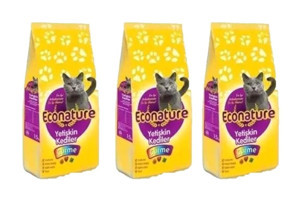 Econature Gurme Balık Tahıllı Yetişkin Kedi Maması 3x1 kg