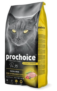 Pro Choice Ördek Kısırlaştırılmış Tahıllı Yetişkin Kedi Maması 2 kg