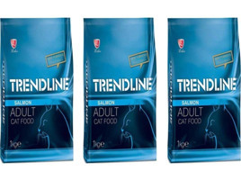 Trendline Somonlu Tahıllı Yetişkin Kedi Maması 3x1 kg