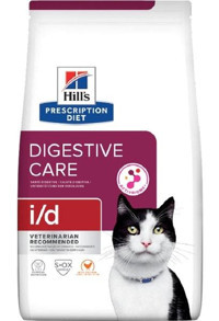 Hill's Prescription Diet Digestive Care i/d Tavuk Tahıllı Yetişkin Kedi Maması 1.5 kg