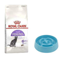 Royal Canin Sterilised 37 Yavaş Yeme Mama Kabı Hediyeli Kümes Hayvanlı Kısırlaştırılmış Tahıllı Yetişkin Kedi Maması 15 kg