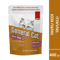 Jazzy General Cat Tavuklu Az Tahıllı Yavru Kedi Maması 0.4 kg