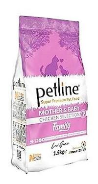 Petline Tavuk Az Tahıllı Yavru - Yetişkin Kedi Maması 1.5 kg