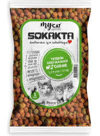 My Cat Sokakta Gurme Karışık Tahıllı Yetişkin Kedi Maması 1 kg