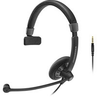 Sennheiser SC 45 3.5 mm Jack Mikrofonlu Kablolu Kulak Üstü Kulaklık Siyah