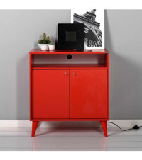 Adore Mobilya Adore London Çok Amaçlı Dolap Adr-220-kk-1 Kırmızı