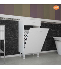Modilayn Çok Amaçlı Dolap Sepetli Kirli Çamaşır Dolabı Raflı Mutfak Dolabı Banyo Dolabı