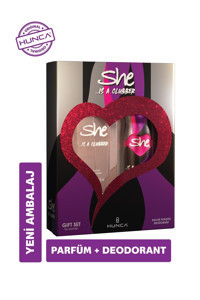 She Clubber İkili Kadın Parfüm Deodorant Seti EDT